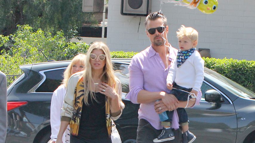 Fergie und Josh Duhamel mit ihrem Sohn Axl