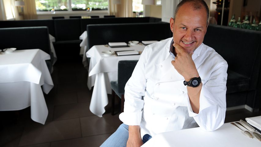 Frank Rosin in seinem Restaurant "Rosin"