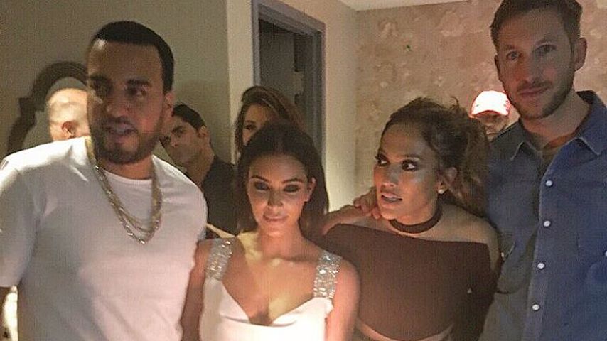 French Montana, Kim Kardashian, J.Lo und Calvin Harris