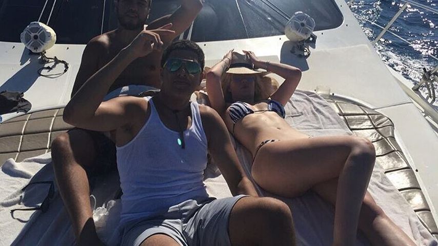 French Montana und Iggy Azalea auf einer Yacht in der Karibik