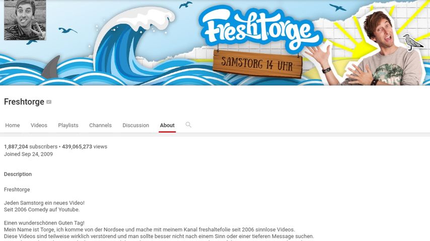 Freshtorges YouTube-Channel