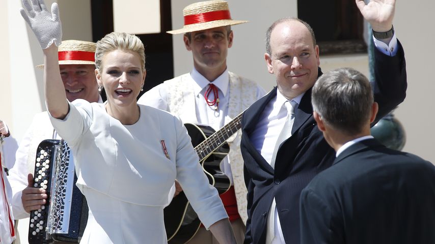 Fürstin Charlène und Albert II von Monaco