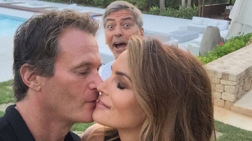 Cindy Crawford, George Clooney und Rande Gerber