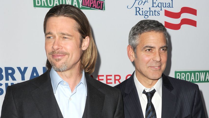 George Clooney und Brad Pitt