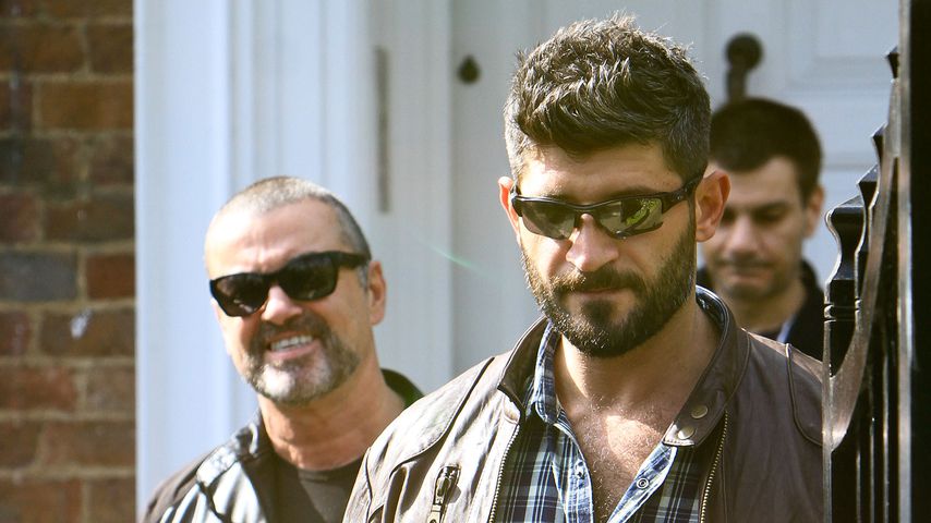 George Michael und Fadi Fawaz in London