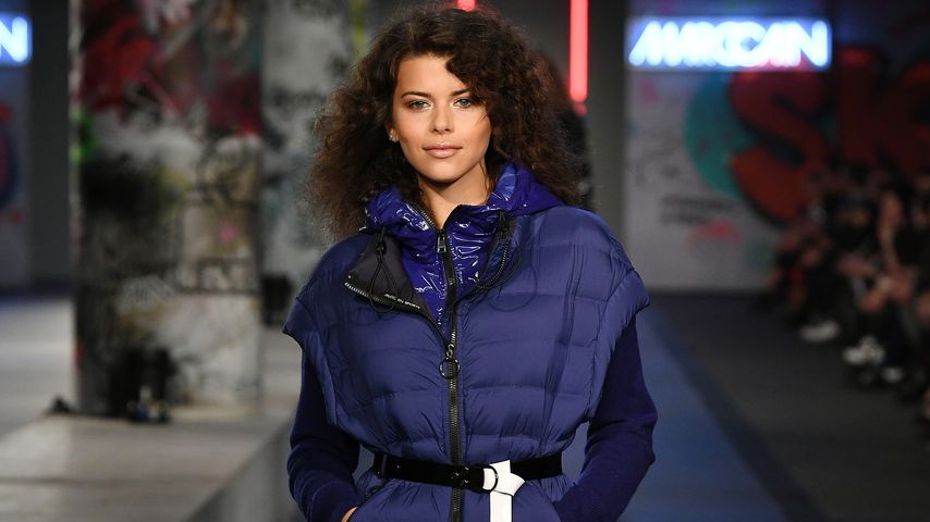 "Victoria's Secret"-Model Georgia Fowler auf der "Marc Cain"-Fashionshow in Berlin