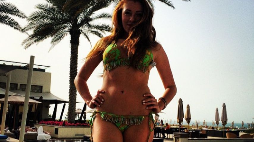 Georgina Fleur am Pool