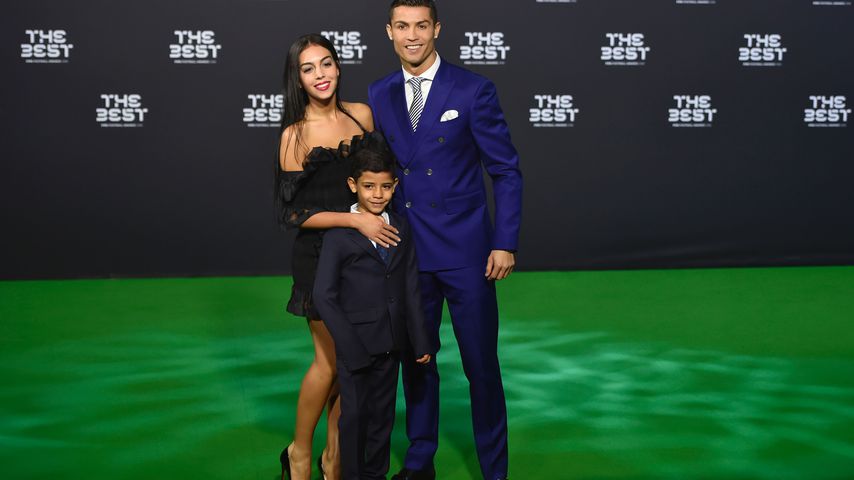 Georgina Rodriguez, Cristiano Ronaldo und Cristiano Ronaldo Junior