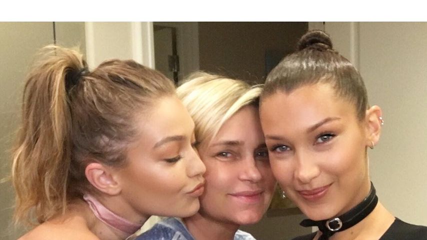 Gigi, Yolanda und Bella Hadid (v.l.)