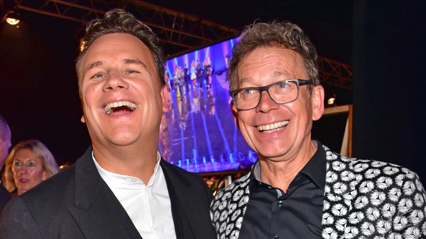 Guido Maria Kretschmer und Frank Mutters auf der Mercedes Benz Fashion Week in Berlin