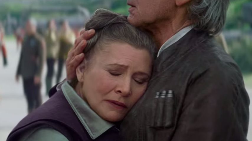 Harrison Ford und Carrie Fisher
