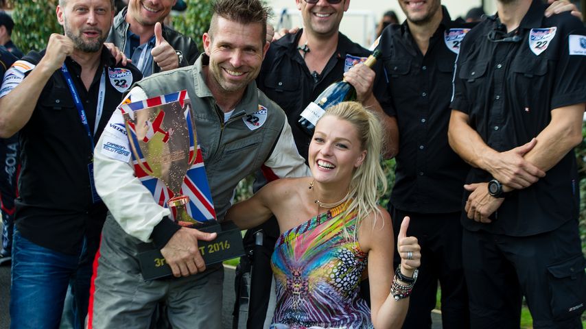 Hannes Arch und Miriam Höller beim Red Bull Air Race Ascot Day 2016