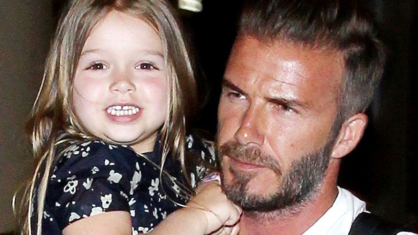 David Beckham und Harper Seven Beckham