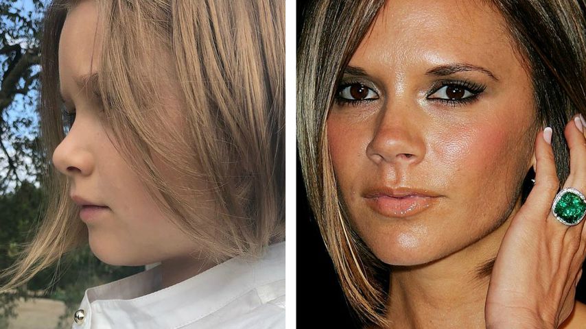Wer trägt's besser? Harper rockt Mama Vics Signature-Bob