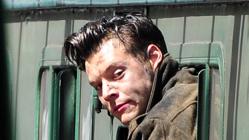 Harry Styles bei den Dreharbeiten für "Dunkirk"
