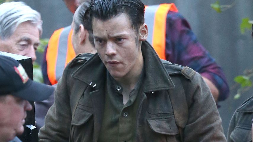 Harry Styles bei den Dreharbeiten zu "Dunkirk"