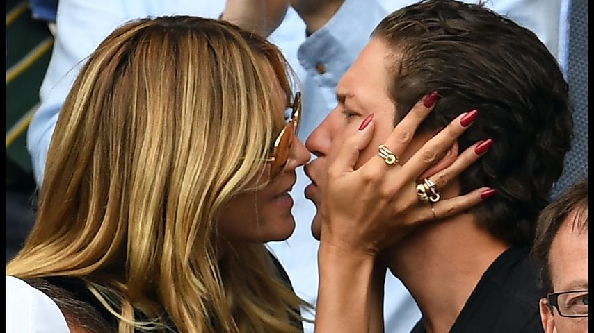 Heidi Klum und ihr Freund Vito Schnabel beim Grand-Slam-Turnier in Wimbledon (2016)