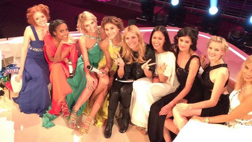 Heidi Klum, Stefanie Giesinger, Barbara Meier, Sara Nuru und Luisa Hartema