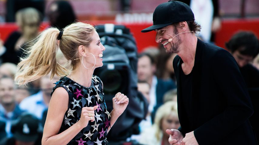 Heidi Klum und Thomas Hayo beim GNTM Finale 2016