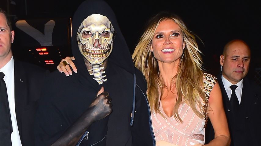 Vito Schnabel und Heidi Klum an Halloween 2016