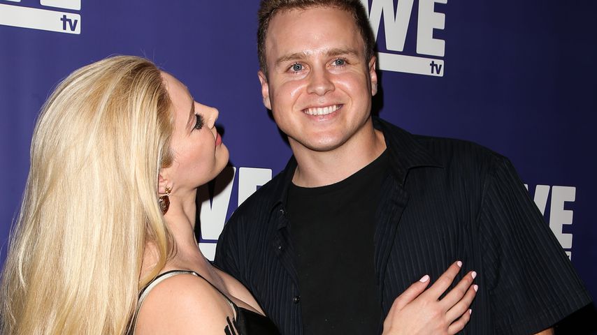 Heidi Montag und Spencer Pratt bei einer Präsentation