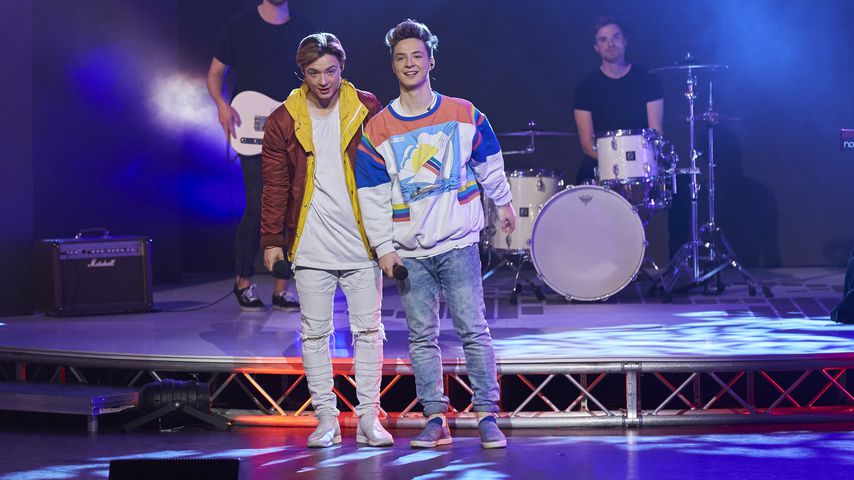 Heiko und Roman Lochmann beim "Kiddy Contest 2016" in der Wiener Stadthalle