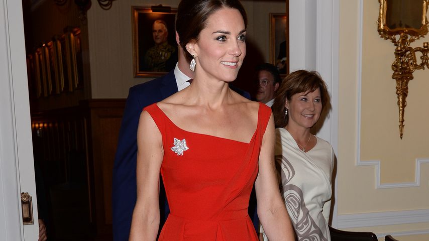 Herzogin Kate im Government House in Victoria, British Columbia, Kanada