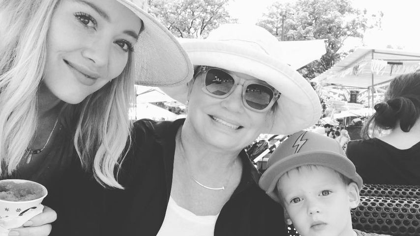 Hilary Duff mit ihrer Mama Susan Duff und ihrem Sohn Cruz Comrie