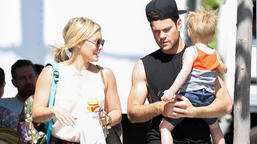 Hilary Duff mit Mike Comrie und dem gemeinsamen Sohn Luca