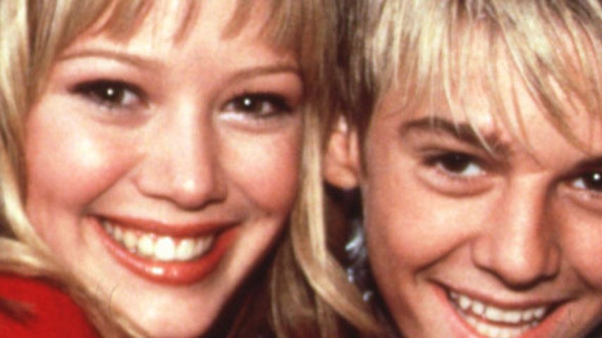 Hilary Duff und Aaron Carter im Jahr 2001
