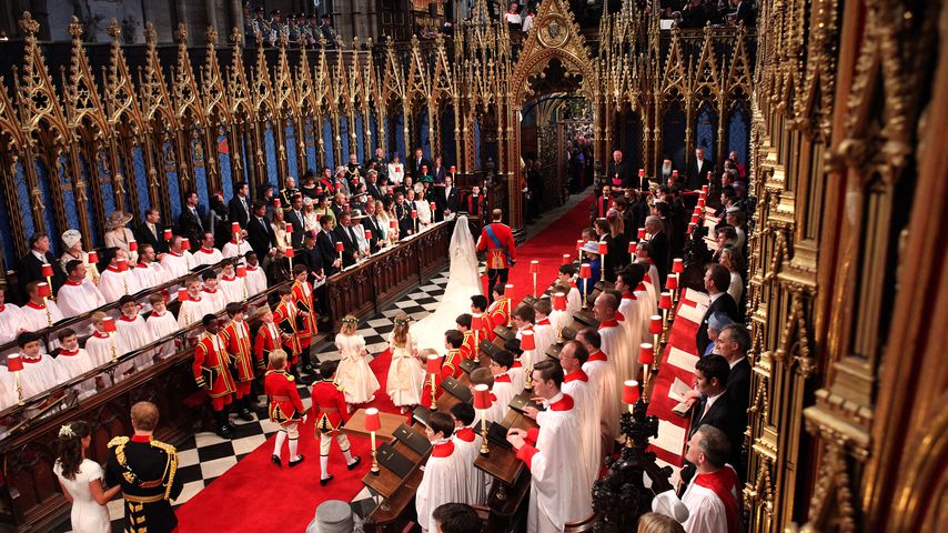 Prinz William und Herzogin Kate in der Westminster Abbey