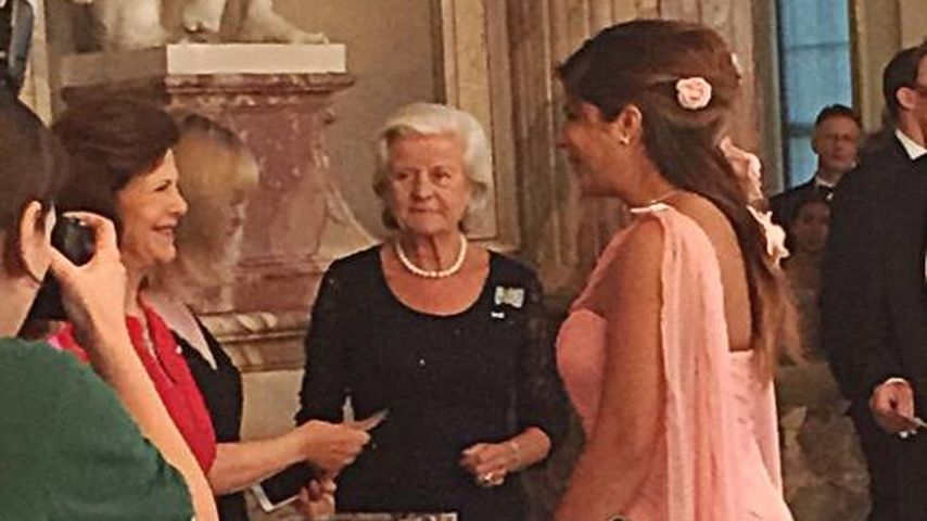 Indira und Königin Silvia von Schweden