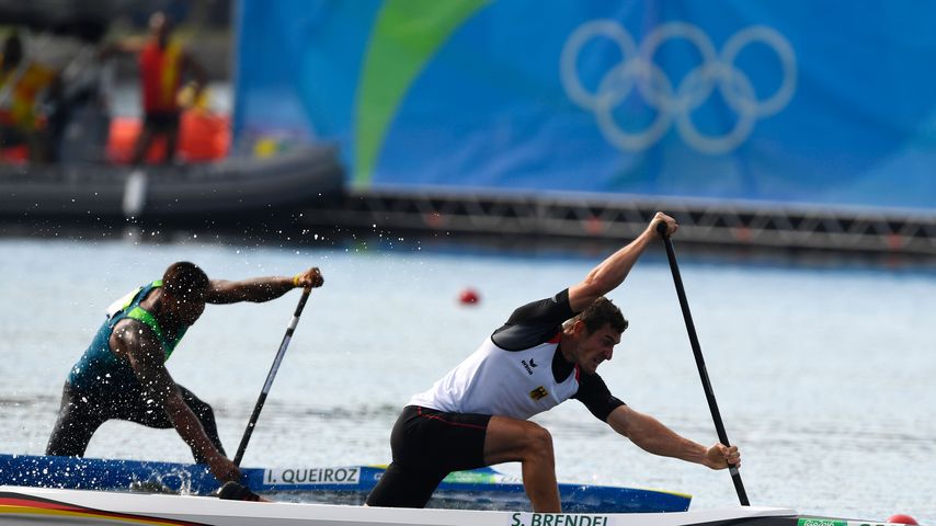 Isaquias Queiroz Dos Santos und Sebastian Brendel (r.) beim 1000 Meter-Canadier Einer
