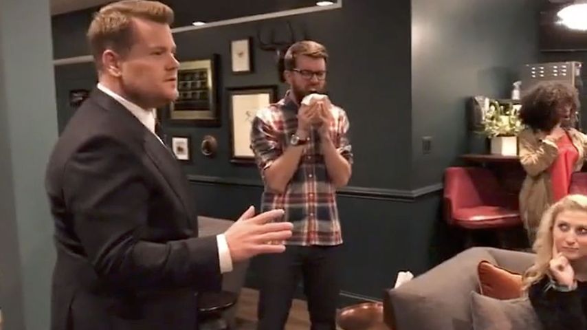 James Corden macht die "Mannequin-Challenge"