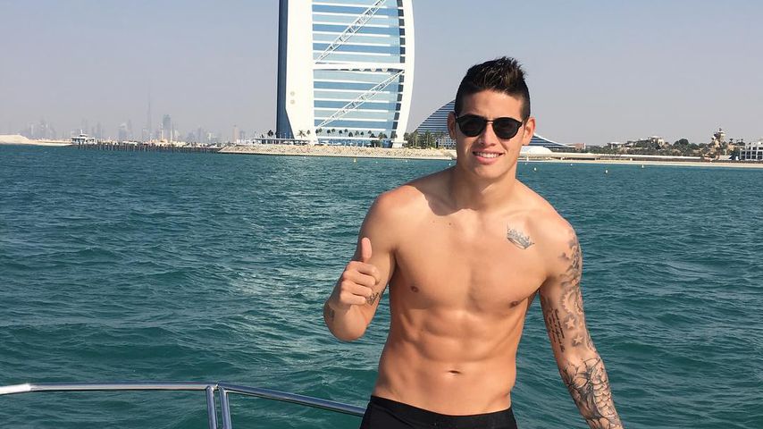 Fußballer James Rodríguez 2015 in Dubai
