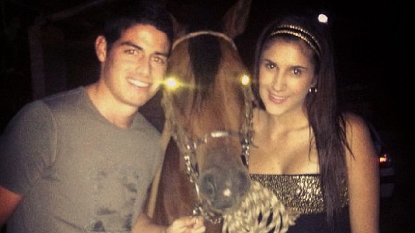James Rodríguez und Daniela Ospina 2012