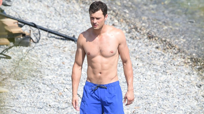 Jamie Dornan bei den Dreharbeiten zu "Fifty Shades Darker" an der Cote D'Azur im Juli 2016