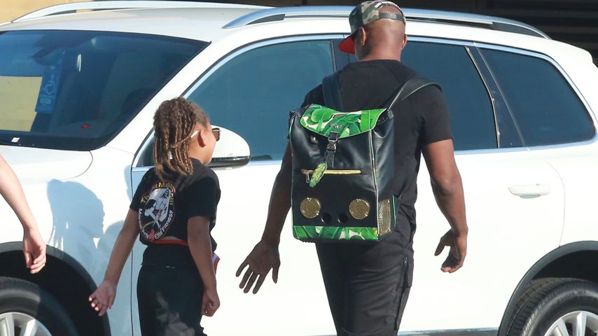 Jamie Foxx mit Tochter Annalise beim Verlassen des "Nobu"-Restaurants in Los Angeles