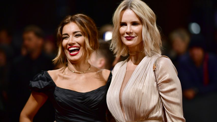 Jana Ina Zarrella und Monica Ivanca bei der Bambi-Verleihung 2016 in Berlin