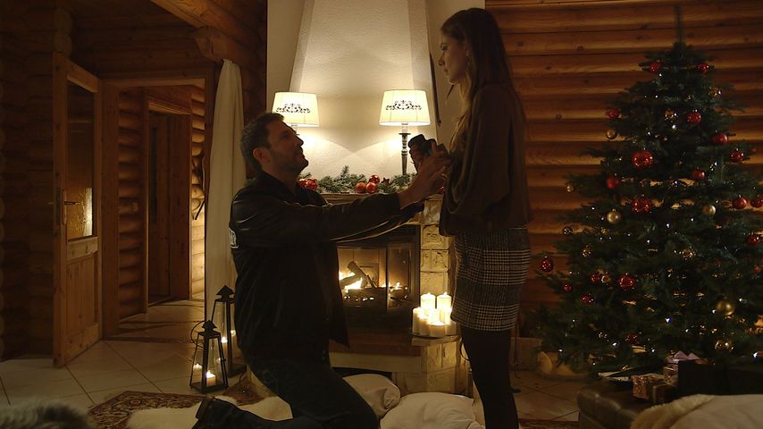 Janina Uhse und Dieter Bach