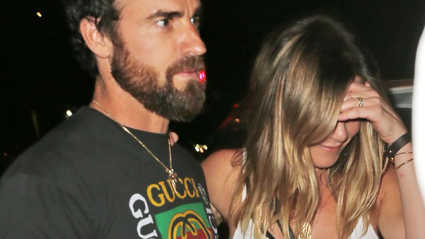Jennifer Aniston und Justin Theroux in New York