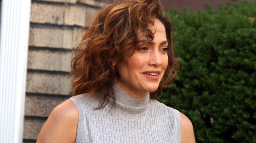 Jennifer Lopez am Set von "Shades of Blue" in Queens