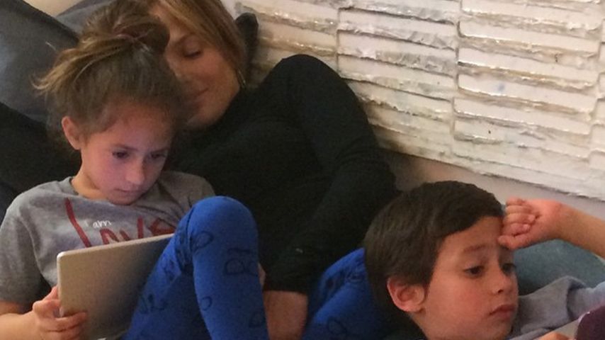 Jennifer Lopez, Maximilian David Muñiz und Emme Maribel Muñiz