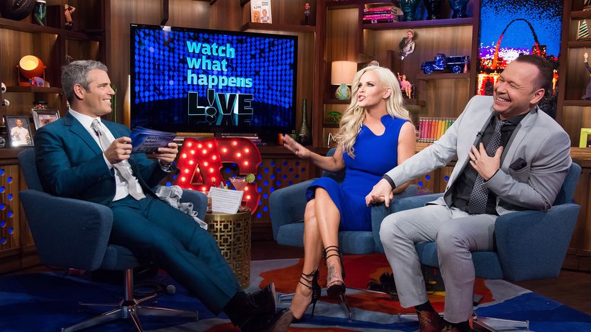 Jenny McCarthy, Donnie Wahlberg und Andy Cohen