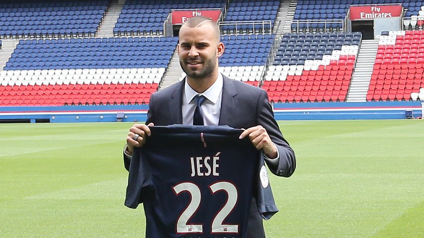 Jesé bei seiner Vorstellung in Paris