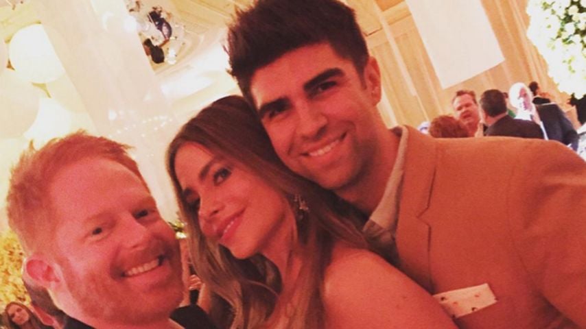 Jesse Tyler Ferguson, Sofia Vergara und Justin Mikita