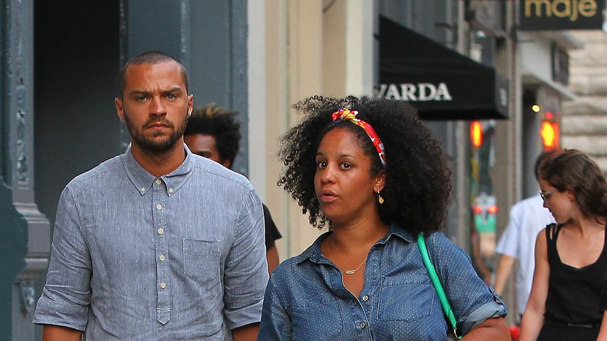 Jesse Williams und Aryn Drake-Lee Williams in New York