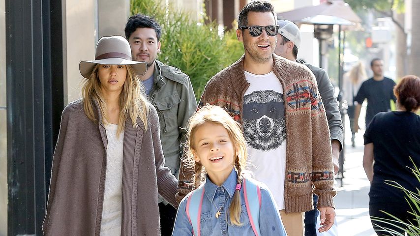 Jessica Alba, Honor Marie Warren, Haven Garner Warren und Cash Warren