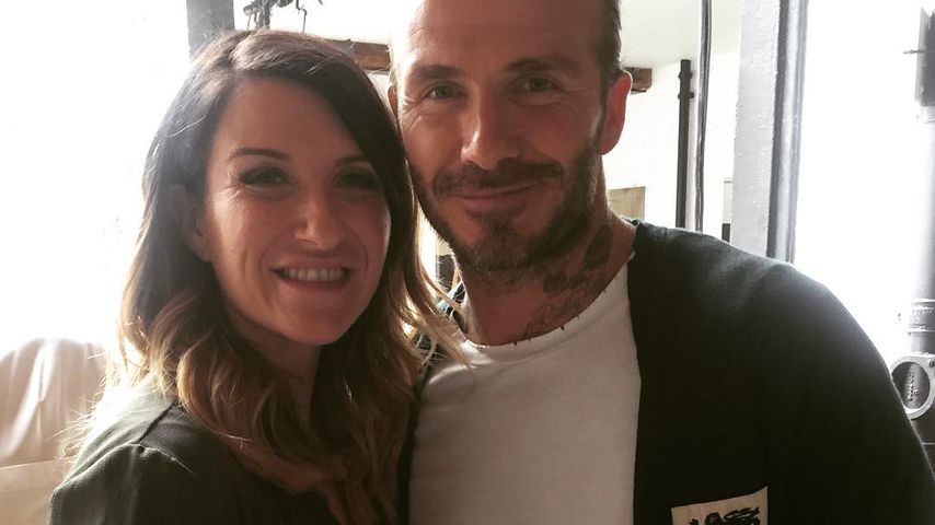 Joanne und David Beckham