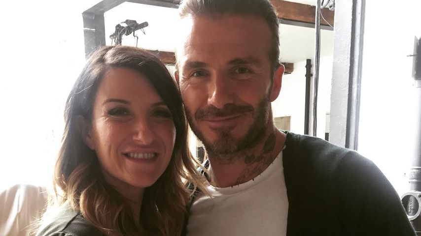 Joanne und David Beckham